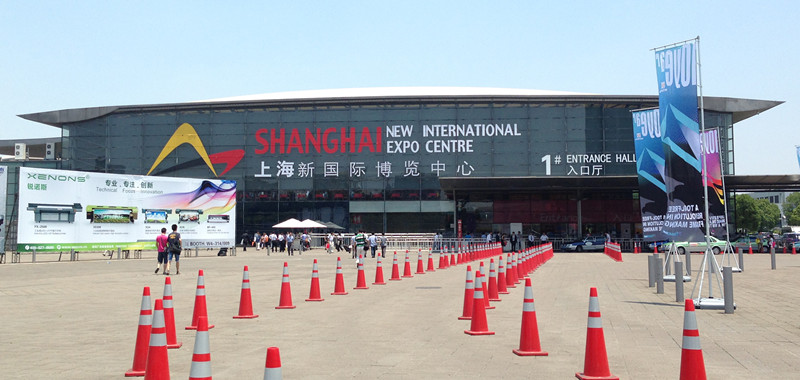 第21姐上海国际广告技术设备展现场
