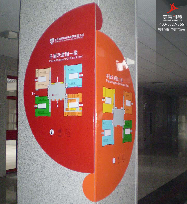 图书馆标识标牌