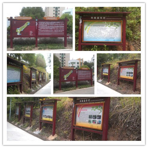 江西九连山与“美景”标牌的完美融合