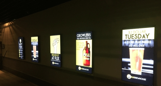 影院数字标牌牵手精酿啤酒厂
