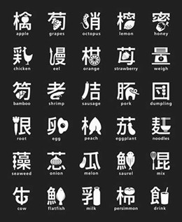 汉字是日本、韩国的最佳标识字符